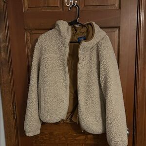 Arizona Jean Company Cream Sherpa Jacket